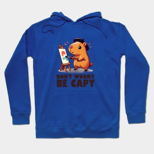 Capybara Painting Hoodie